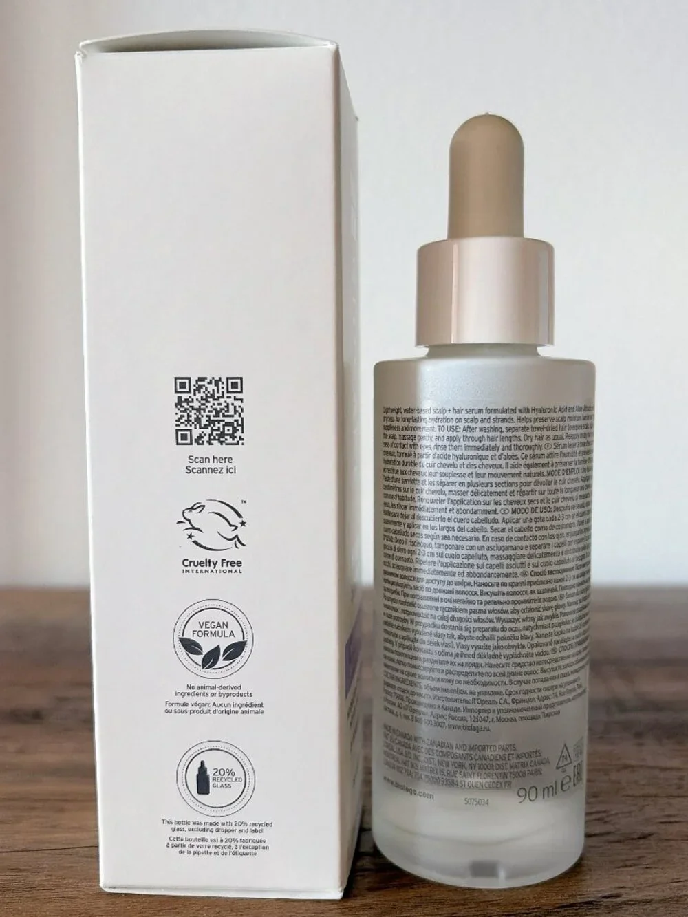 Biolage Hydra Source Moisture Method Scalp & Hair Serum 3.04 oz - NEW in box